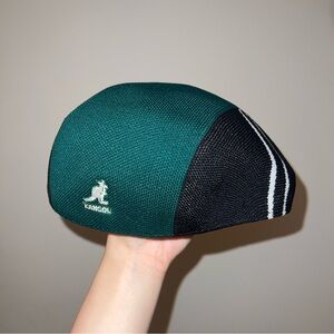 Kangol Star Stripe 507 Green Flat Cap